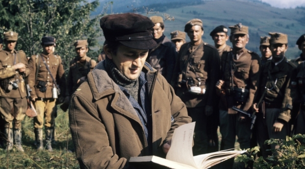  Kazimierz Kutz w trakcie realizacji filmu "Znikąd donikąd" w 1975 r.  