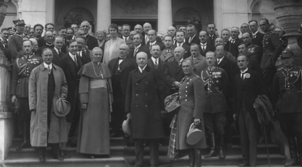  Uczestnicy bankietu we Włostowie 8.09.1929 r.  