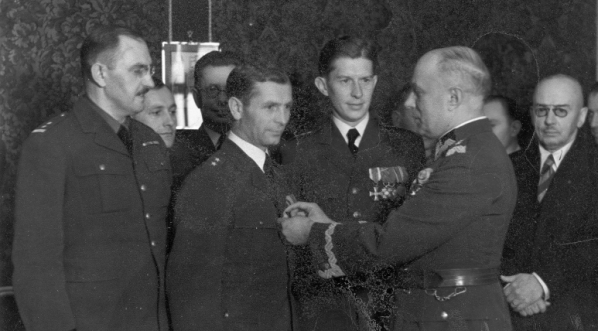  Powrót uczestników Międzynarodowych Zawodów Balonowych o Puchar Gordona Bennetta 24.09.1936 r.  