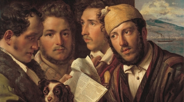  "Czytelnicy gazet w Neapolu" Oresta Kiprienskiego.  