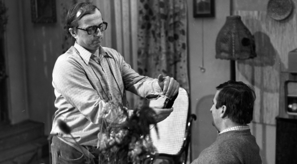  Realizacja filmu "Brunet wieczorową porą" w 1976 r.  