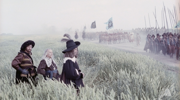  Na planie filmu Jerzego Hoffmana "Potop" z 1974 r.  