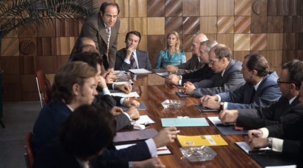  Scena z filmu Andrzeja Jerzego Piotrowskiego "Wielki układ" z 1976 r.  