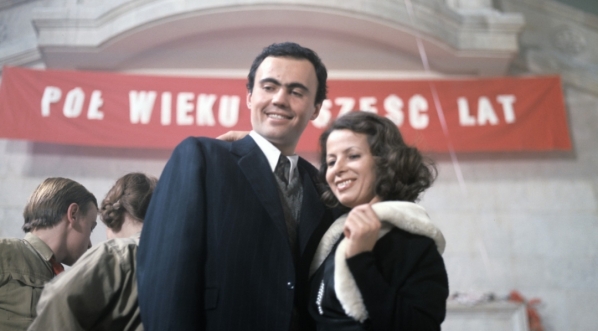  Scena z filmu Filipa Bajona "Rekord świata" z 1977 r.  