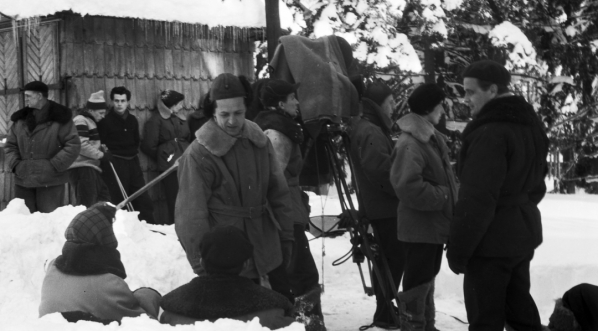  Realizacja filmu Jerzego Zarzyckiego "Biały niedźwiedź" z 1959 r.  