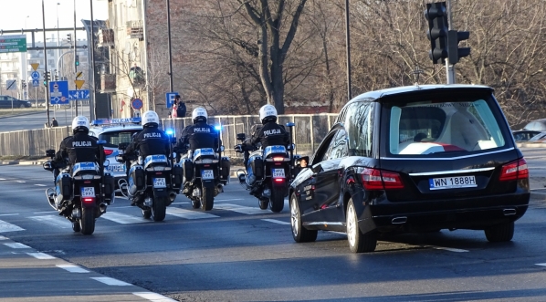 Uroczystości pogrzebowe Jana Olszewskiego na Cmentarzu Wojskowym na Powązkach w Warszawie 16.02.2019 r.  