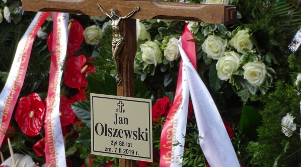  Uroczystości pogrzebowe Jana Olszewskiego na Cmentarzu Wojskowym na Powązkach w Warszawie 16.02.2019 r.  