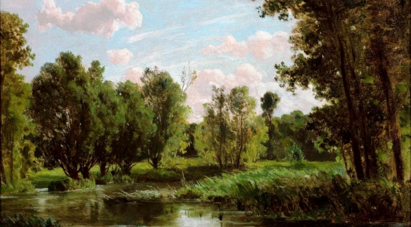  "Jezioro w lesie" Józefa Szermentowskiego.  