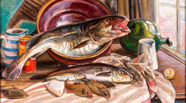 "Martwa natura z rybami" Ignacego Pieńkowskiego.  