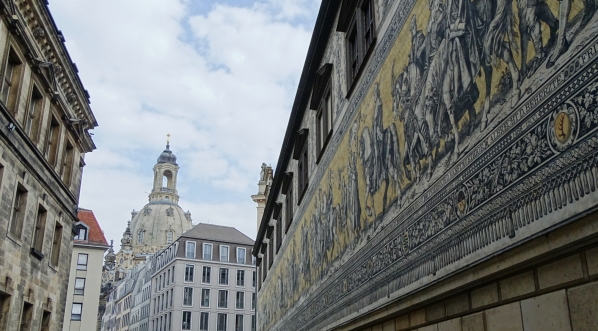  "Orszak książęcy" w Dreźnie.  