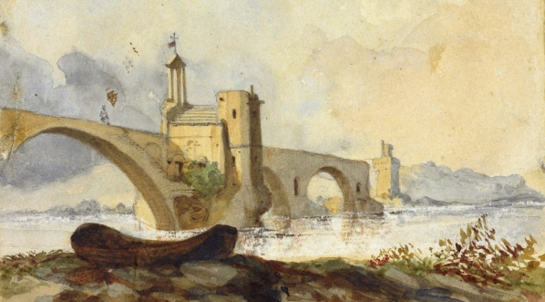  "Pont St. Benezet, Avignon" Teofila Kwiatkowskiego.  