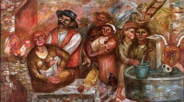  "Wieśniacy" Tadeusza Makowskiego.  