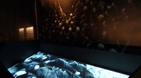  Fragment wystawy "Wajda" w Muzeum Narodowym w Krakowie.  