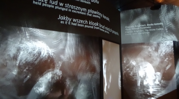  Fragment wystawy "Wajda" w Muzeum Narodowym w Krakowie.  