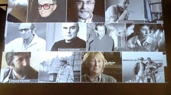  Fragment wystawy "Wajda" w Muzeum Narodowym w Krakowie.  