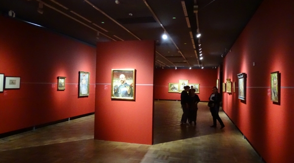  Sala wystawy "Na jednej strunie: Malczewski i Słowacki" w Muzeum Narodowym w Warszawie.  