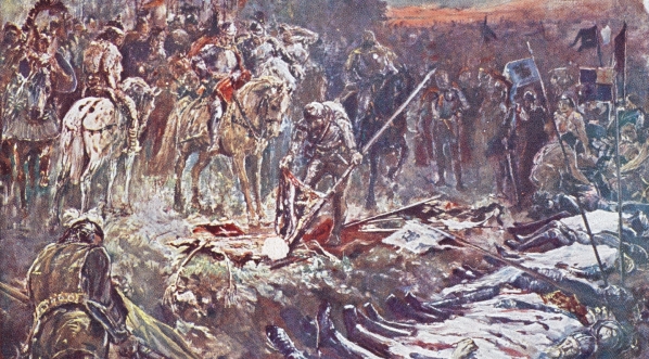  "Po zwycięstwie grunwaldzkim" Stanisława Batowskiego.  