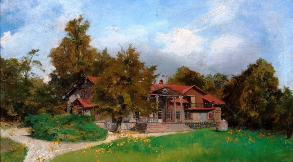  "Willa w ogrodzie - Kuklówka" Józefa Chełmońskiego.  
