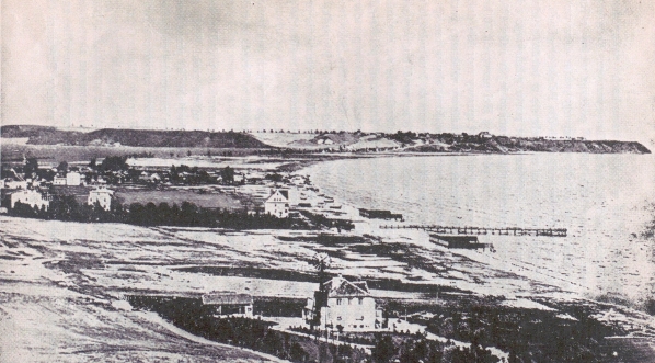  Tereny portu gdyńskiego przed rozpoczęciem budowy.  