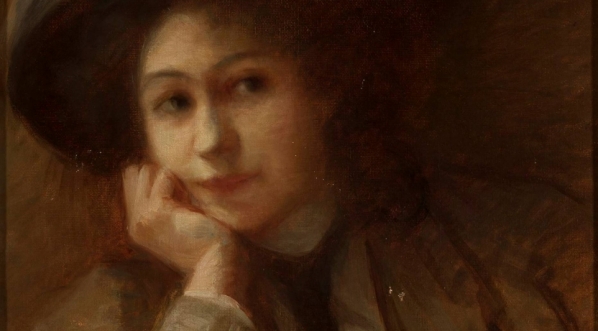  "Portret kobiety z kielichem" Stanisława Witkiewicza.  