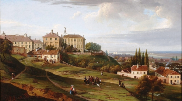  "Widok na Pałac Kazimierzowski od strony Powiśla" Marcina Zaleskiego.  