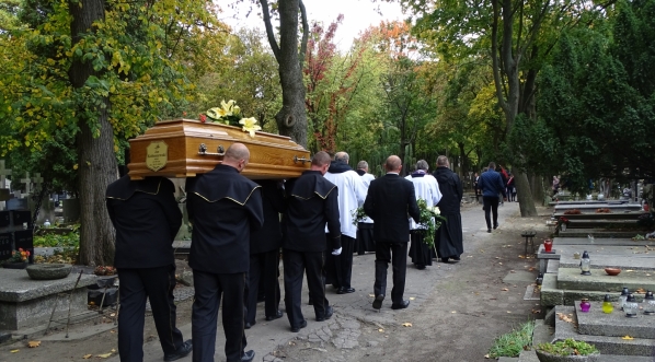  Pogrzeb Jana Kobuszewskiego w Warszawie 7.10.2019 r.  