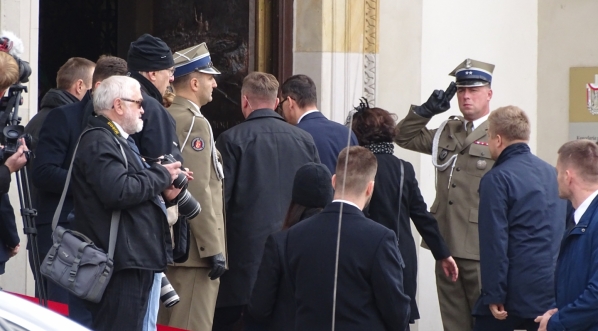  Uroczystości żałobne po śmierci Kornela Morawieckiego w Warszawie 5.10.2019 r.  