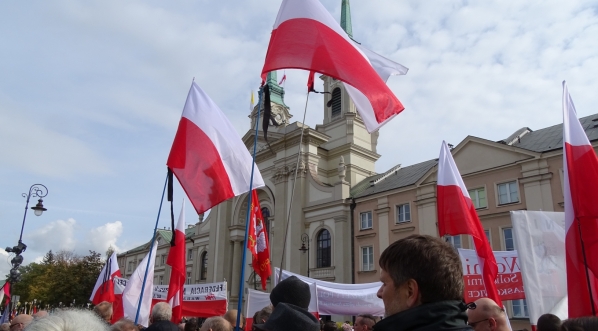  Uroczystości żałobne po śmierci Kornela Morawieckiego w Warszawie 5.10.2019 r.  