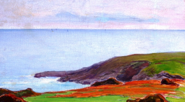  "Morze wiosną" Władysława Ślewińskiego.  