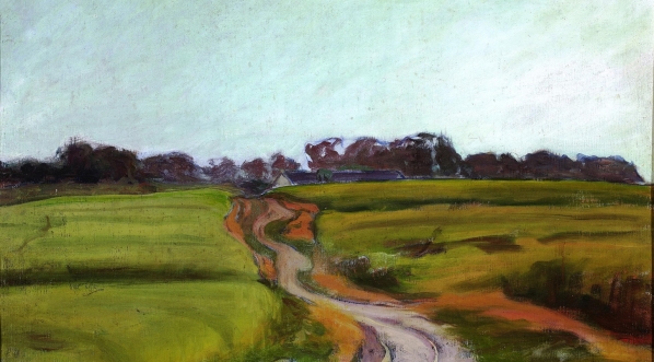  "Droga wśród pól" Władysława Ślewińskiego.  