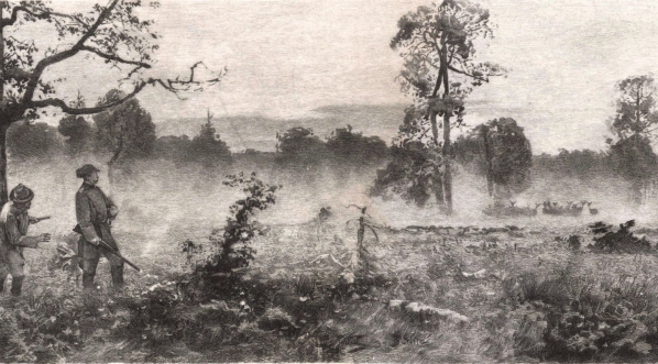  "Wilhelm II na polowaniu" Ignacego Łopieńskiego.  