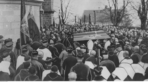  Pogrzeb barona Jana Gotza z Okocimia w kwietniu 1931 r.  