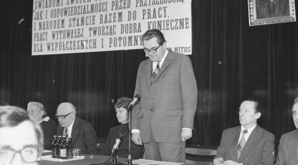  Spotkanie komitetu budowy pomnika Wincentego Witosa w marcu 1982 r.  