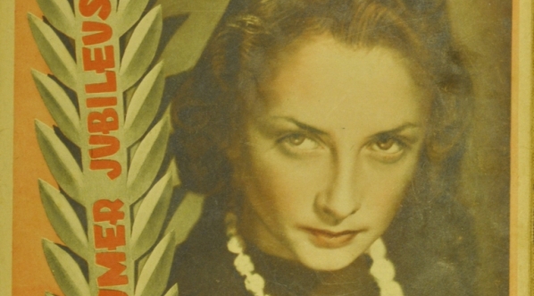  Okładka czasopisma z aktorką Zofią Mrozowską w filmie "Robinson warszawski".  