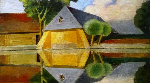  "Spichlerz nad stawem" Karola Hillera.  