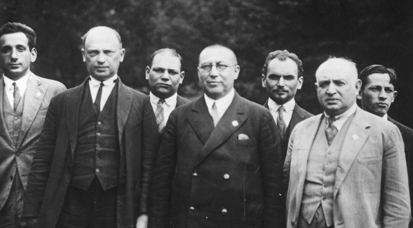  Polska drużyna na olimpiadzie szachowej o Puchar Hamiltona-Russela w Hamburgu w lipcu 1930 r.  