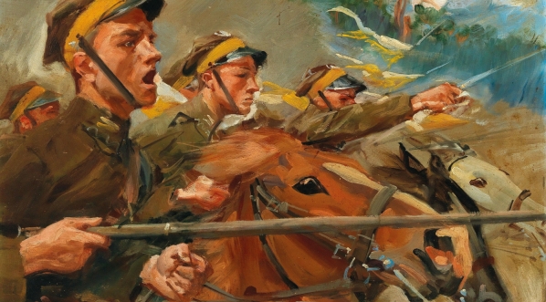  "Atak" Wojciecha Kossaka.  