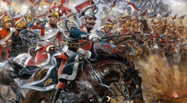  "Ostatnia szarża Poniatowskiego pod Lipskiem" Richarda Catona Woodville`a.  