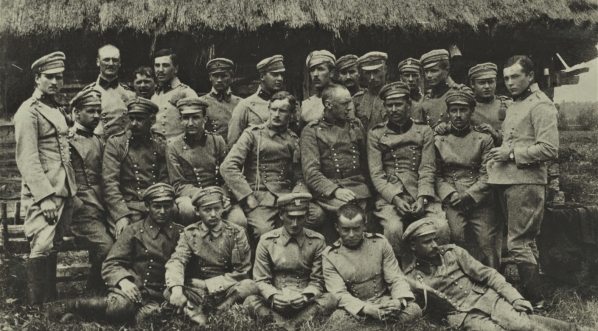  Ułani 1 Pułku Ułanów Legionów Polskich w 1916 roku.  