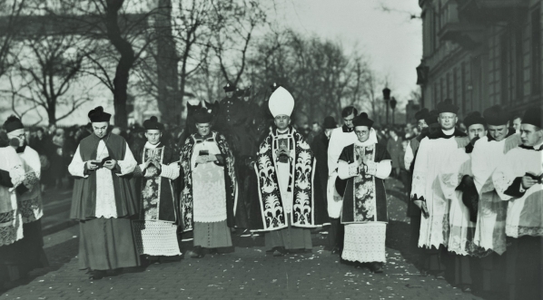  Pogrzeb generała brygady Oswalda Franka w grudniu 1934 r.  