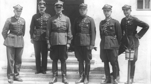  Wizyta gen. Gustawa Orlicza-Dreszera w 2 pułku lotniczym w Krakowie w lipcu 1936 r.  