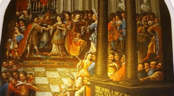  "Ślub króla Michała Korybuta Wiśniowieckiego z arcyksiężniczką austriacką Eleonorą, 1670 r."  