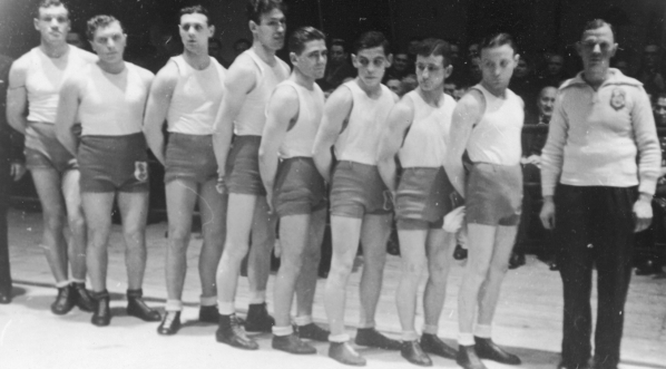  Mecz bokserski Warszawa - Budapeszt w Warszawie w lutym 1939 r.  