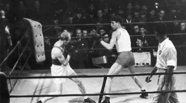  Mecz bokserski Polska - Szwajcaria w Warszawie w grudniu 1938 r.  