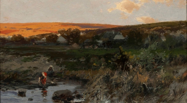  "Krajobraz o zachodzie słońca" Romana Kochanowskiego.  