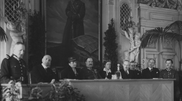  Otwarcie kursu dla kierowników Wydziałów Wychowania Obywatelskiego Organizacji Przysposobienia Wojskowego w Warszawie 5.04.1934 r.  