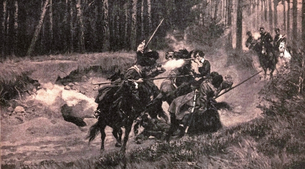  "Utarczka Emilii hr. Platerówny z kozakami" Wojciecha Kossaka.  