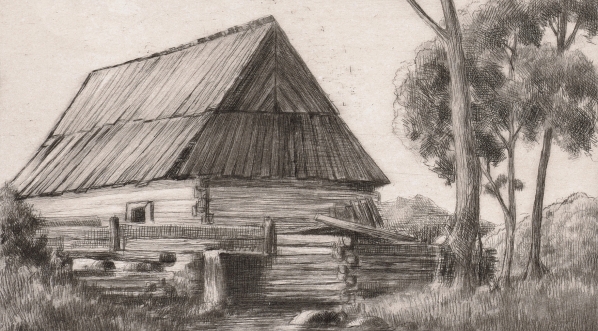  "Chata nad groblą" Stefana Dąbrowskiego.  