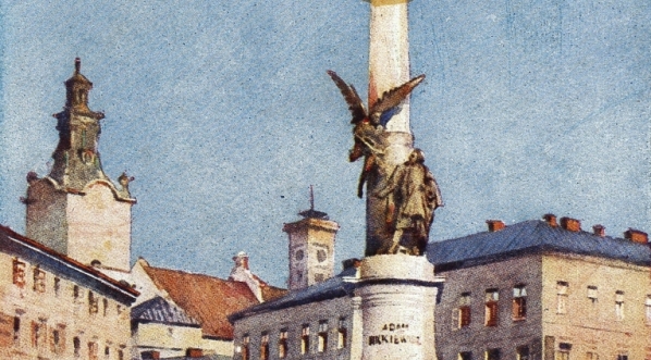  "Lwów, plac Maryacki" Odo Dobrowolski.  