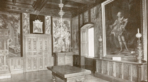  Wnętrze zamku w Gołuchowie.  